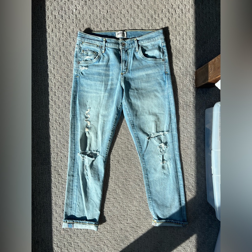 Agolde Isabel Slim Boyfriend Jean